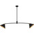 Alscott Two Light Linear Chandelier (ALS252MBK)