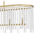 Apelle Five Light Linear Chandelier (APE542AB)