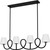 Atkins Four Light Linear Chandelier (ATK440MBK)