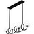 Atkins Four Light Linear Chandelier (ATK440MBK)