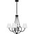 Atkins Four Light Chandelier (ATK5027MBK)