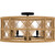 Axford Five Light Semi-Flush Mount (AXF1722MBK)