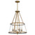 Quoizel - BAW1820WS - Four Light Pendant - Barlow - Weathered Brass