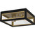 Bourbon Two Light Outdoor Flush Mount (BBN1612MBK)