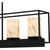 Bentley Five Light Linear Chandelier (BET542MBK)