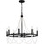 Quoizel - BGA5030MBK - Eight Light Chandelier - Brigitta - Matte Black