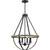 Quoizel - BRL2823EK - Four Light Pendant - Bartlett - Earth Black