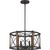 Quoizel - BRO2820MK - Six Light Pendant - Baron - Marcado Black