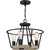 Quoizel - BRT2817GK - Four Light Pendant - Brockton - Grey Ash