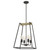 Quoizel - BRT5204GK - Four Light Foyer Pendant - Brockton - Grey Ash