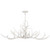 Quoizel - BSH640AWH - Six Light Linear Chandelier - Brosh - Antique White