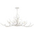 Brosh Six Light Linear Chandelier (BSH640AWH)