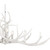 Brosh Six Light Linear Chandelier (BSH640AWH)