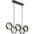 Quoizel - BSK540EK - Five Light Island Chandelier - Bismarck - Earth Black