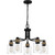 Baltic Five Light Chandelier (BTC5025MBK)