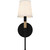 Bayside One Light Wall Sconce (BYL8705MBK)