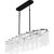 Cassidy Five Light Linear Chandelier (CAS543MBK)