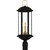 Crestfield Three Light Outdoor Post Lantern (CFD9010MBK)