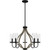 Cornelia Five Light Chandelier (CNE5026MBK)