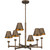 Cross Six Light Chandelier (CRO5026SU)