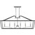 Catalina Six Light Island Chandelier (CTA642MBK)