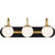 Quoizel - DES8624MBK - Three Light Bath - Desmond - Matte Black