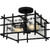 Daphne Two Light Semi Flush Mount (DPN1713MBK)