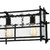 Daphne Five Light Linear Chandelier (DPN538MBK)
