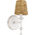 Flannery One Light Wall Sconce (FLA8705AWH)