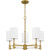 Gretchen Five Light Chandelier (GCN5026AB)