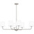 Quoizel - GGR642BN - Six Light Linear Chandelier - Gallagher - Brushed Nickel
