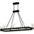 Gloucester Eight Light Linear Chandelier (GLC842MBK)