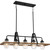 Quoizel - GUI540GK - Five Light Island Chandelier - Guilford - Grey Ash