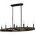 Quoizel - HDR842MBK - Nine Light Linear Chandelier - Hendrix - Matte Black
