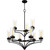 Hillside Nine Light Chandelier (HLS5031MBK)