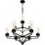 Hillside Nine Light Chandelier (HLS5031MBK)