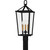 Quoizel - HUL9009MBK - Three Light Outdoor Post Mount - Hull - Matte Black
