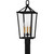 Hull Three Light Outdoor Post Mount (HUL9009MBK)