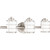 Hazlett Three Light Bath (HZT8623BN)