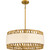 Quoizel - KAT2824BRG - Five Light Pendant - Kate - Brushed Gold