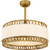 Quoizel - KAT3124BRG - Four Light Fan Light - Kate - Brushed Gold