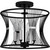 Leiland Four Light Semi Flush Mount (LEI1714MBK)