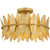 Quoizel - LIZ1716GFL - Three Light Semi Flush Mount - Liza - Gold Leaf