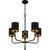 Lockery Five Light Chandelier (LKY5028MBK)