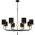 Quoizel - LKY5040MBK - Eight Light Chandelier - Lockery - Matte Black