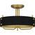 Quoizel - MAD1717AB - Three Light Semi Flush Mount - Madden - Aged Brass