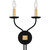 Margaret Two Light Wall Sconce (MAG8711MBK)