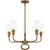 Quoizel - MAO5026WS - Five Light Chandelier - Mallory - Weathered Brass