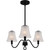 Quoizel - MCK5022MBK - Three Light Chandelier - McKinney - Matte Black