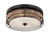 Quoizel - MCLG1616RC - Three Light Flush Mount - Laguna - Renaissance Copper